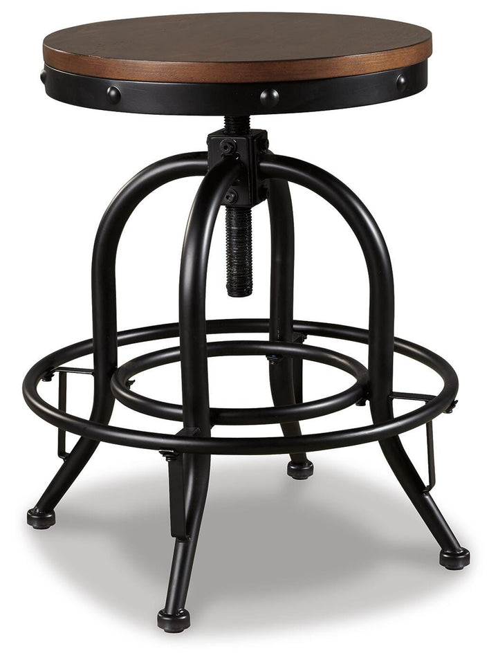 Valebeck Counter Height Bar Stool (Set of 2) - Brown/Black (3)