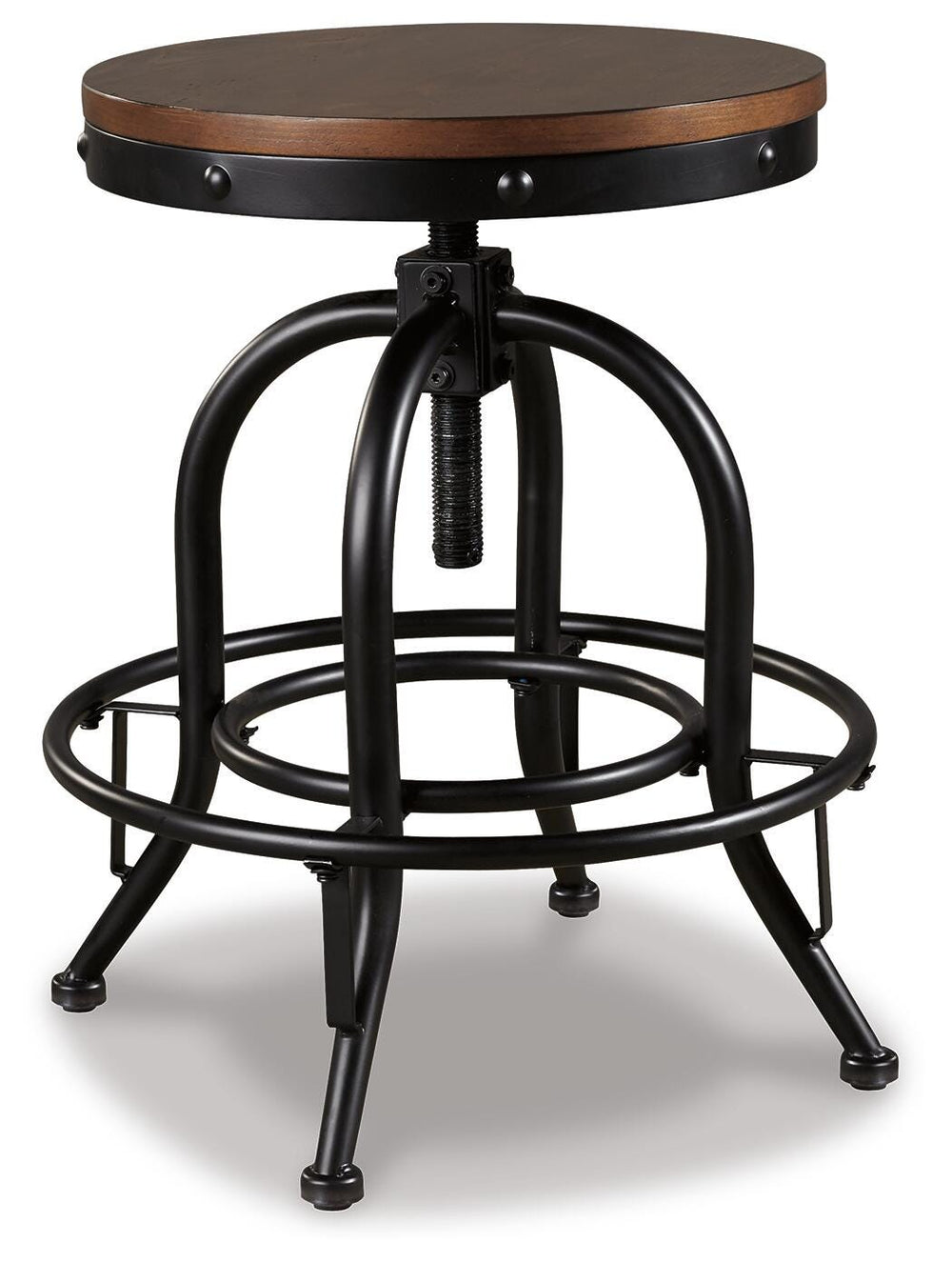 Valebeck Counter Height Bar Stool (Set of 2) - Brown/Black (3)