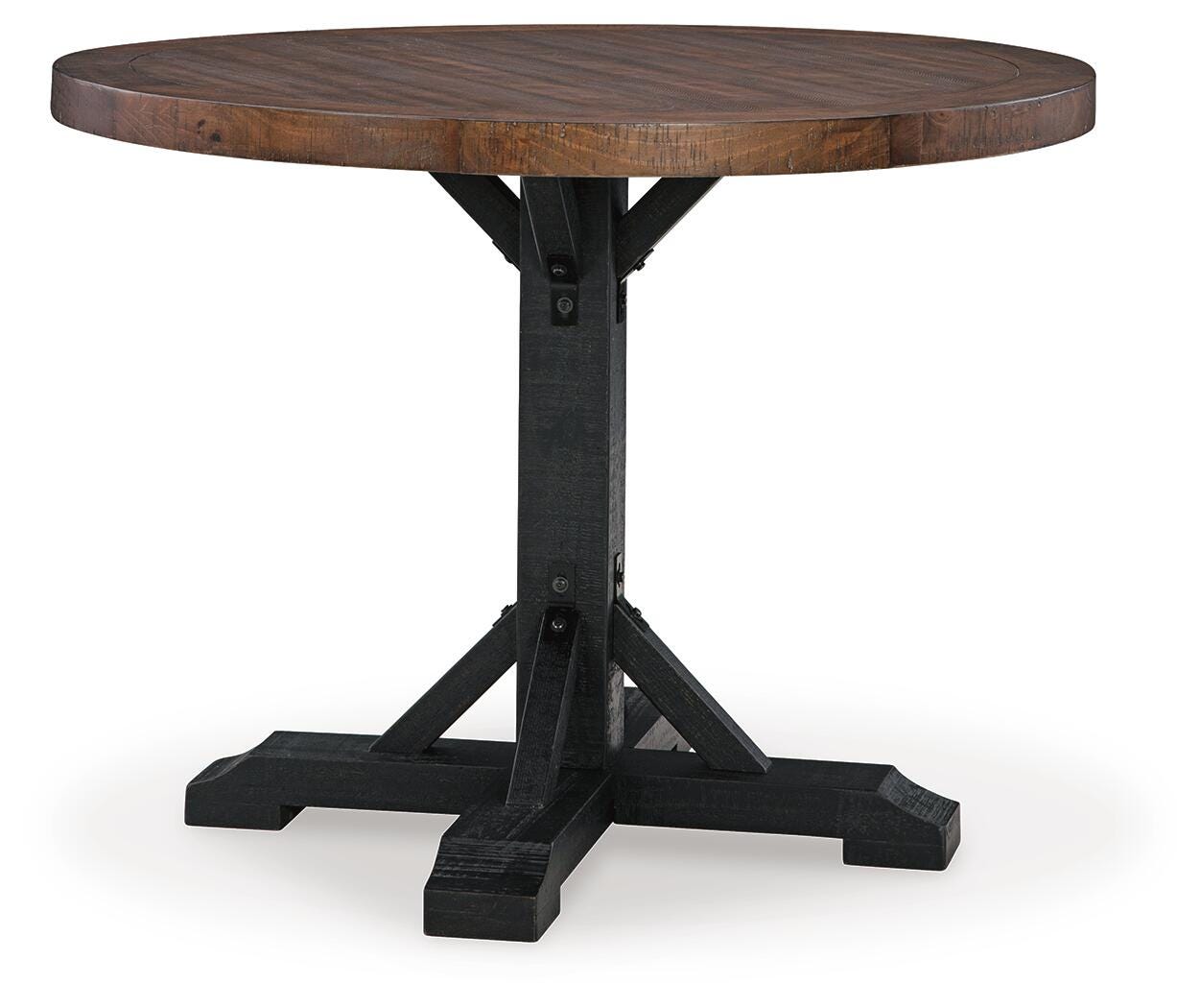 Valebeck Counter Height Dining Table - Dark Brown (1)