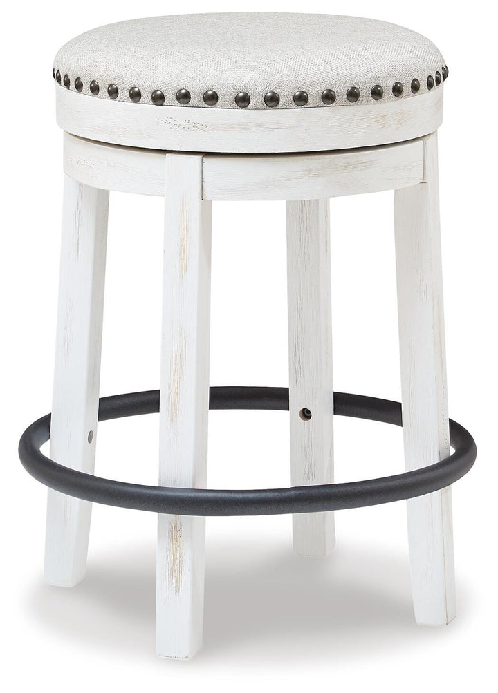 Valebeck Counter Height Stool - White (1)