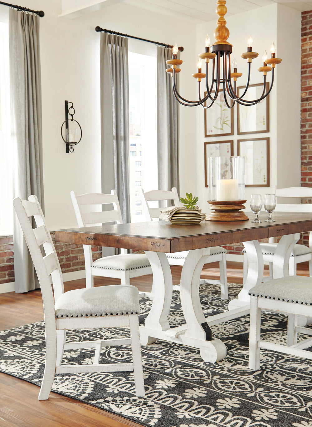 Valebeck Dining Table - Light Brown (10)