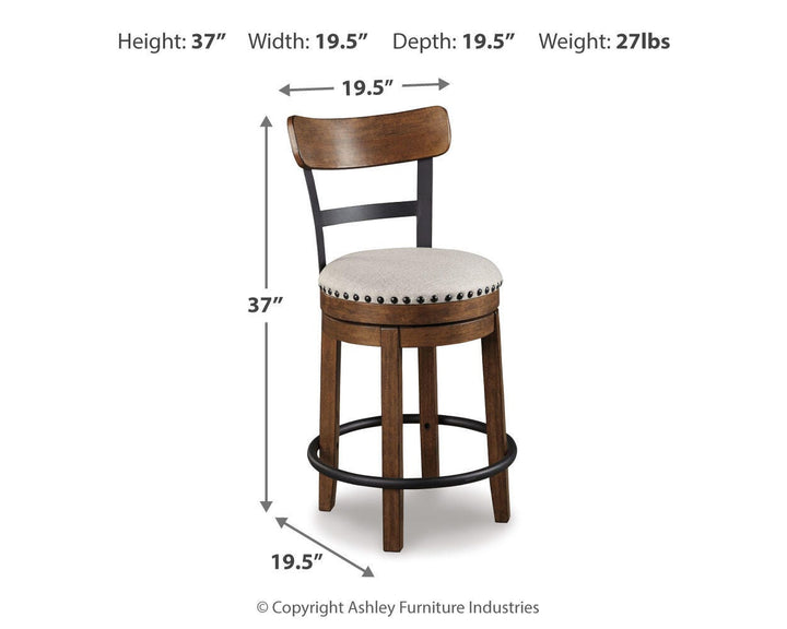 Valebeck Counter Height Dining Table and 6 Barstools (16)