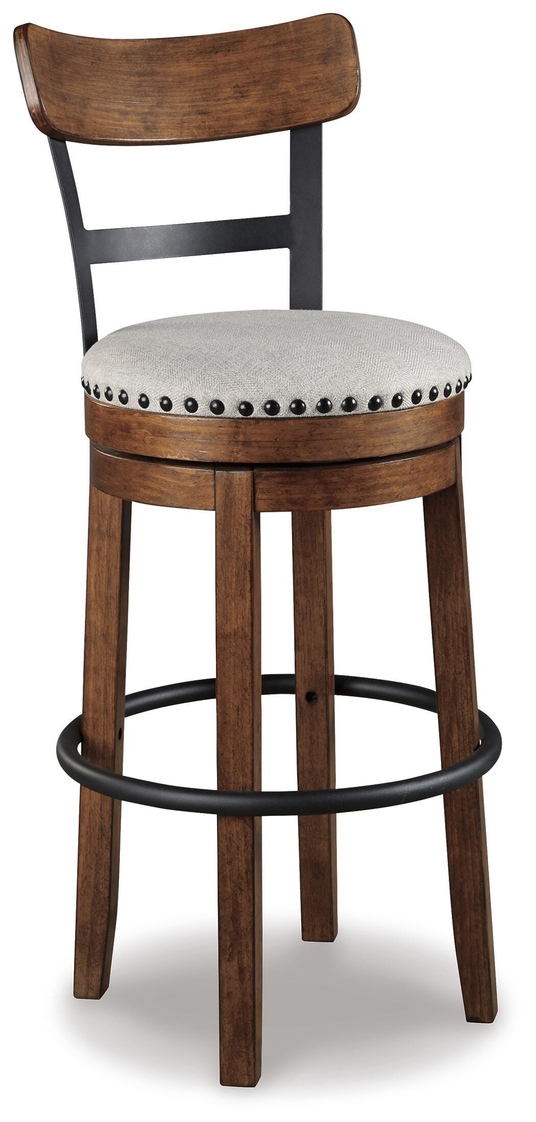 Valebeck Bar Height Bar Stool - Dark Brown (1)