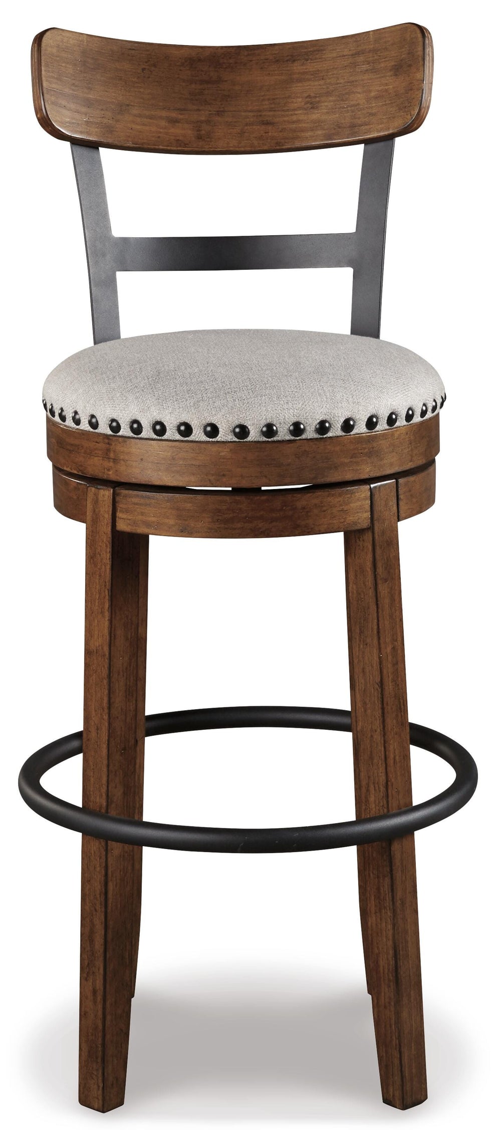Valebeck Bar Height Bar Stool - Dark Brown (3)