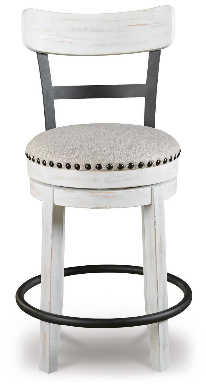 Valebeck Counter Height Bar Stool - White (3)