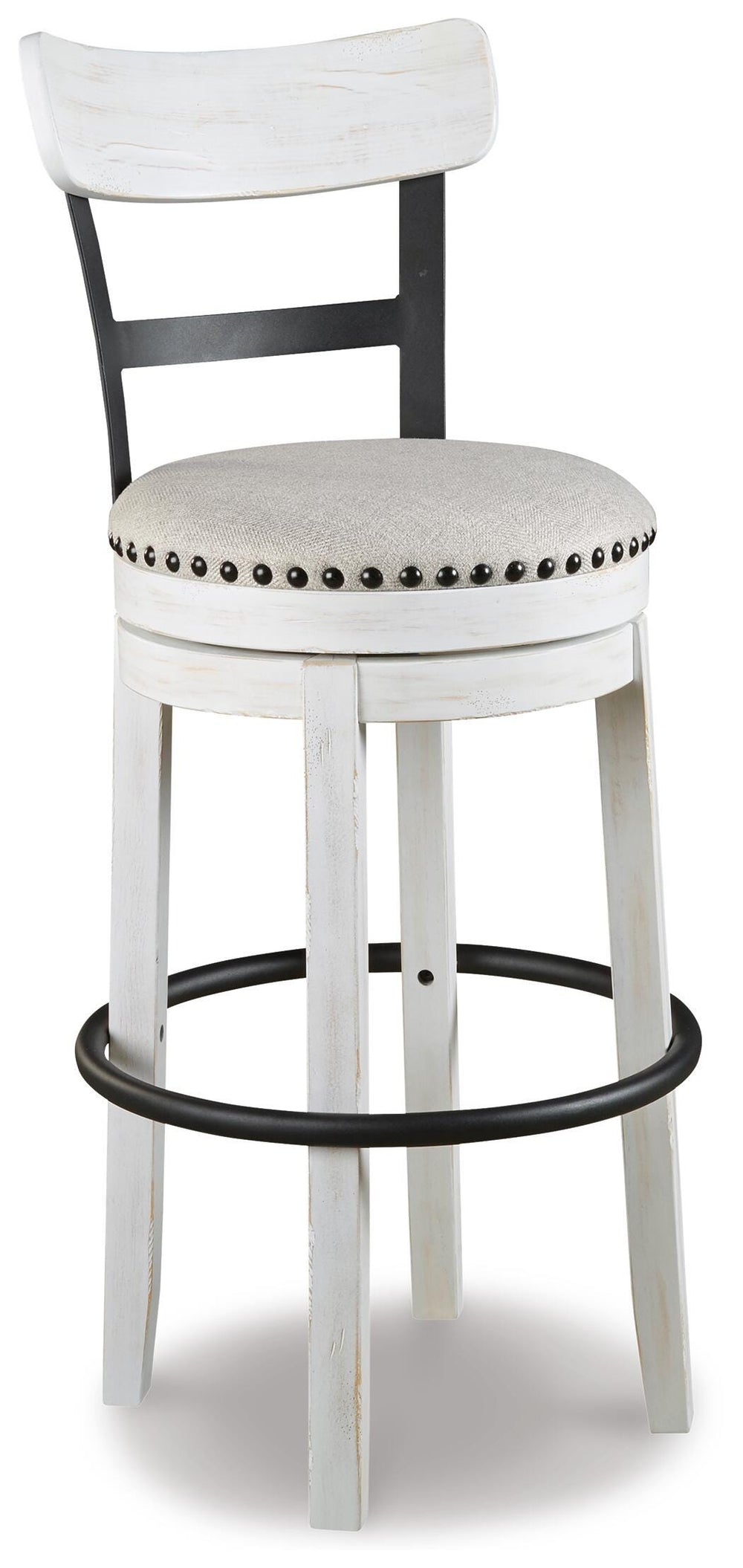 Valebeck Bar Height Bar Stool - White (1)