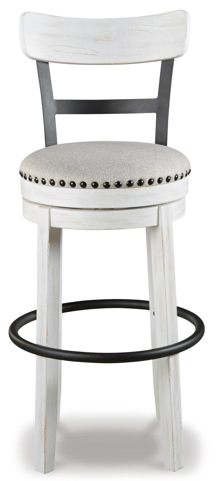 Valebeck Bar Height Bar Stool - White (3)