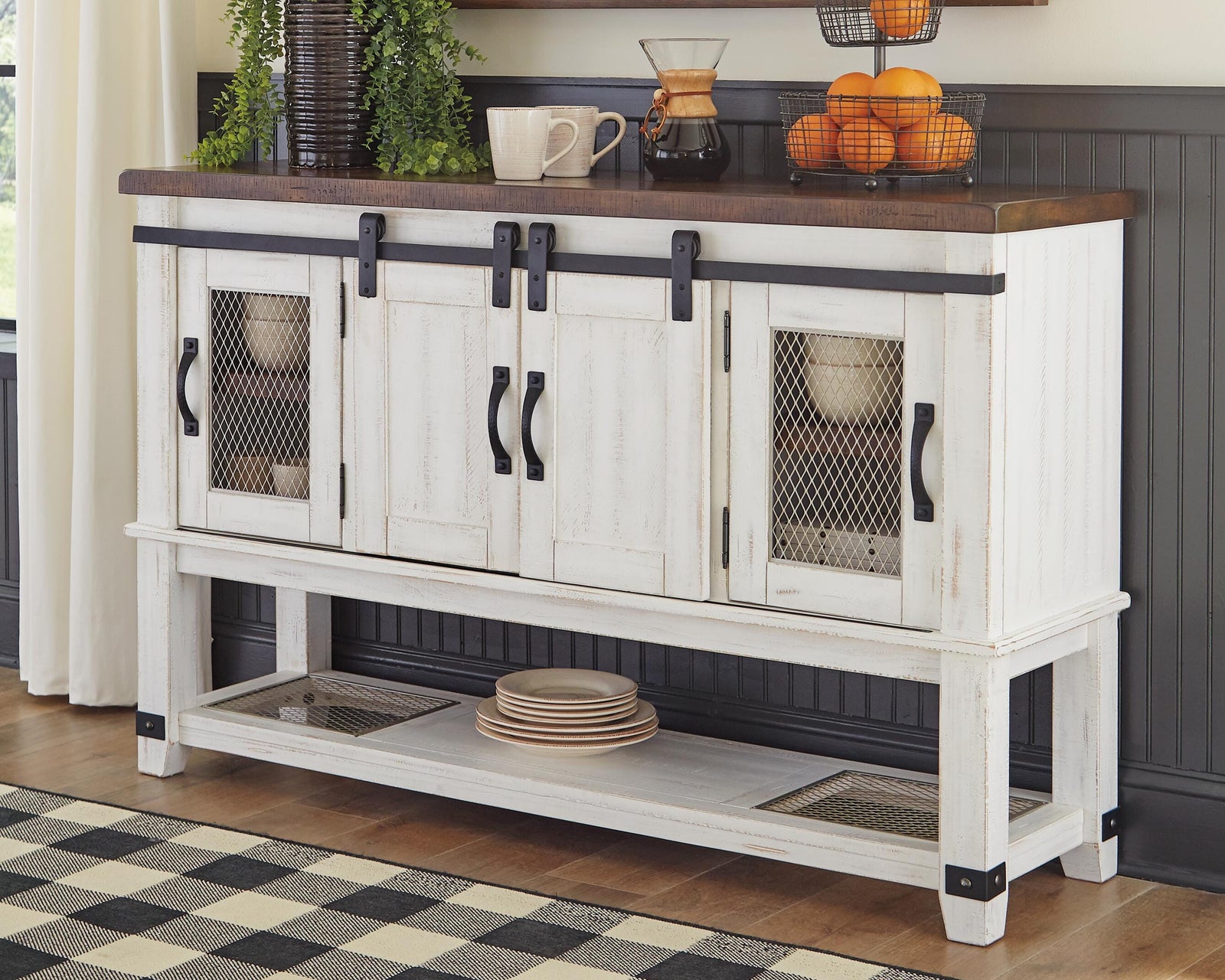 Valebeck Dining Server - Light Brown (2)