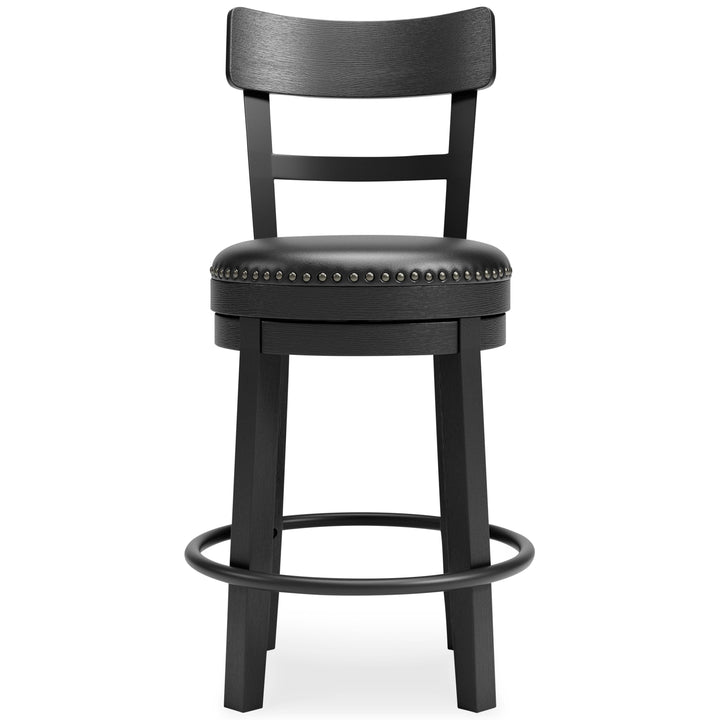 Valebeck Counter Height Bar Stool - Black (3)