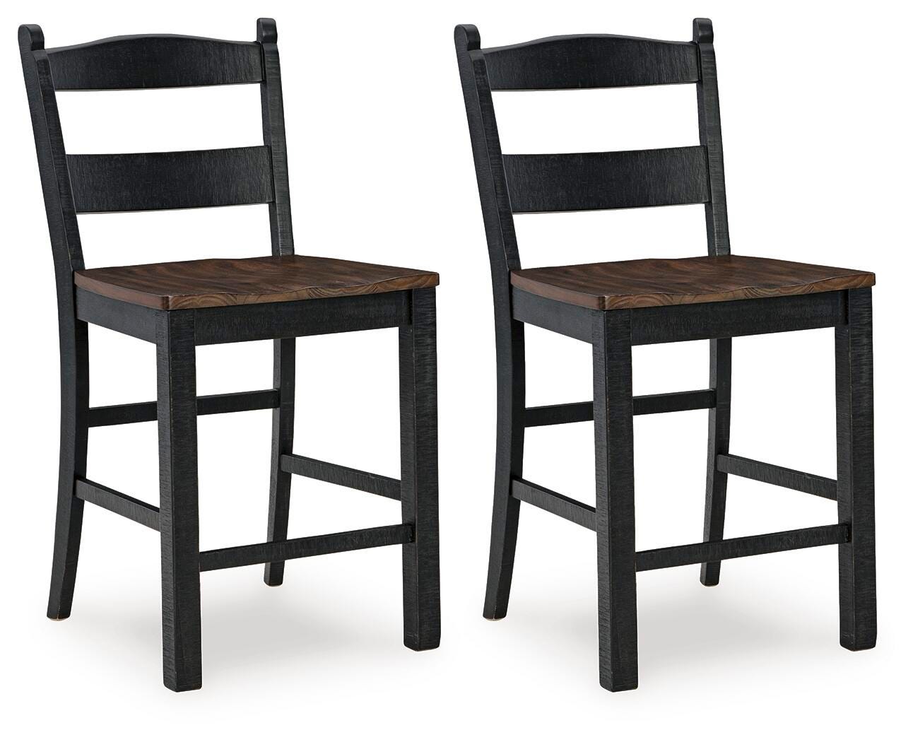 Valebeck Counter Height Barstool - Black (1)