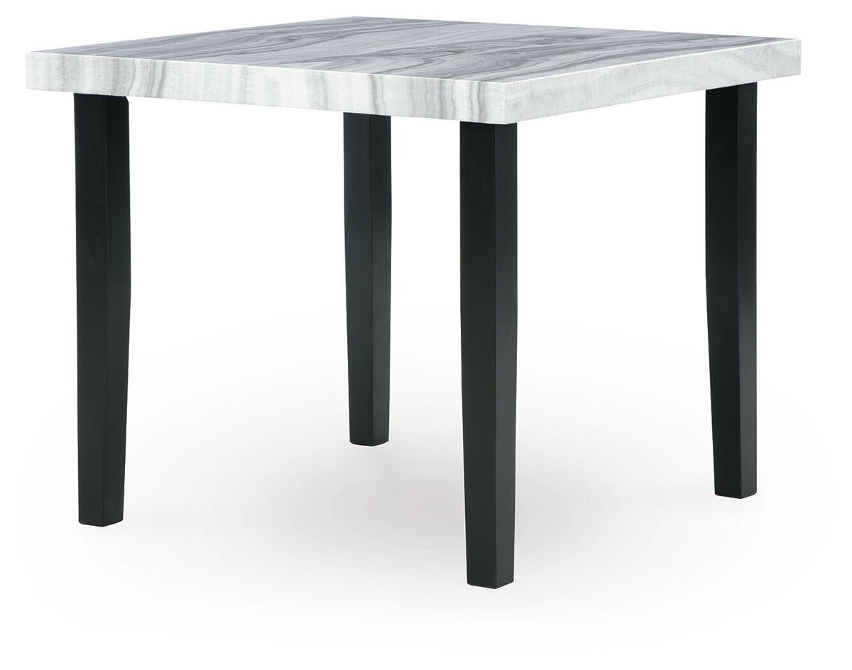Mervannie Counter Height Dining Table - Gray/Black (1)