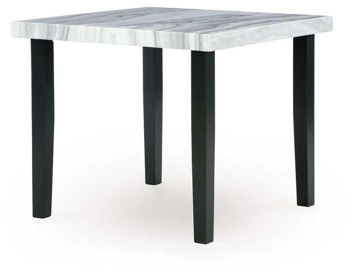 Mervannie Counter Height Dining Table - Gray/Black (1)