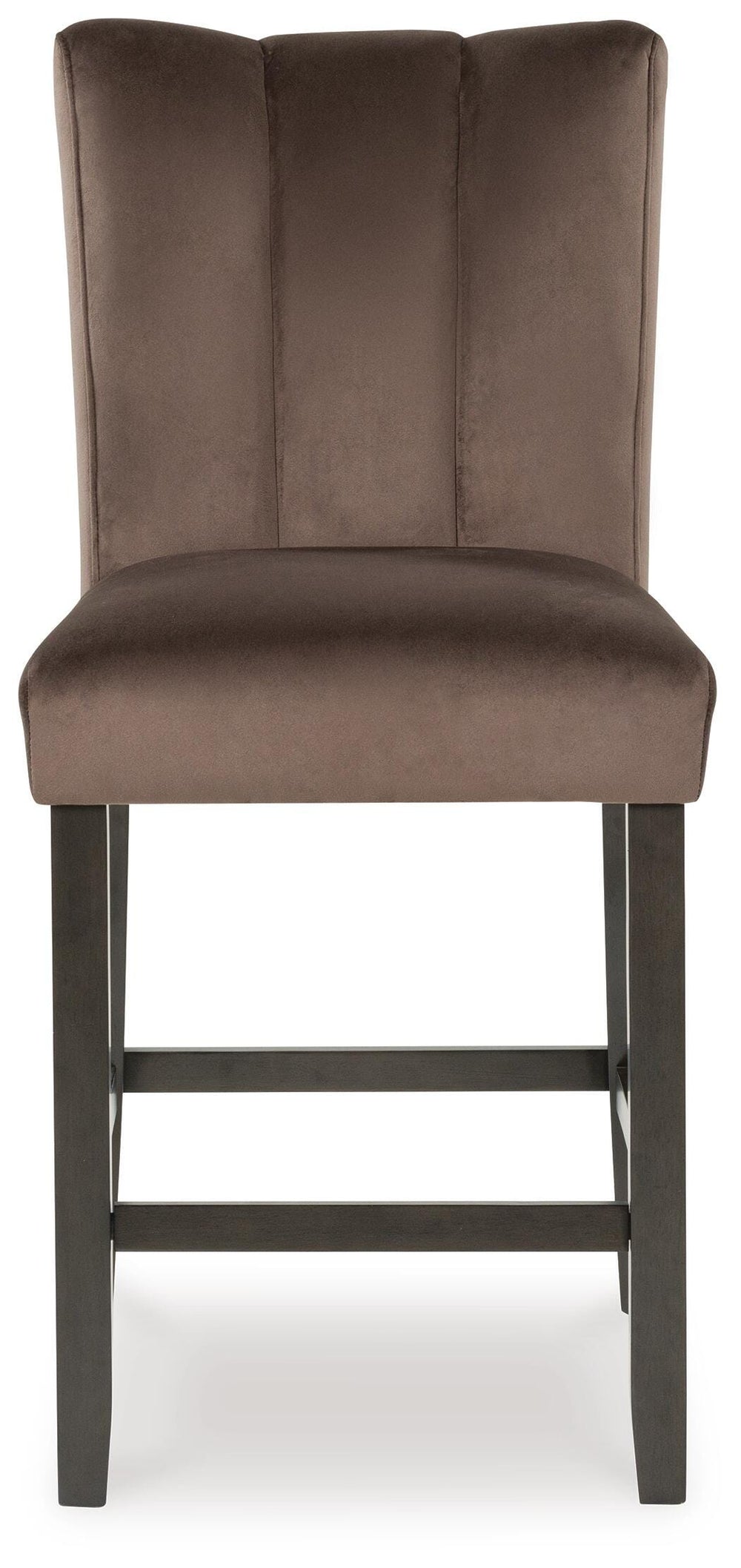 Jeshina Counter Height Barstool - Dark Brown (4)
