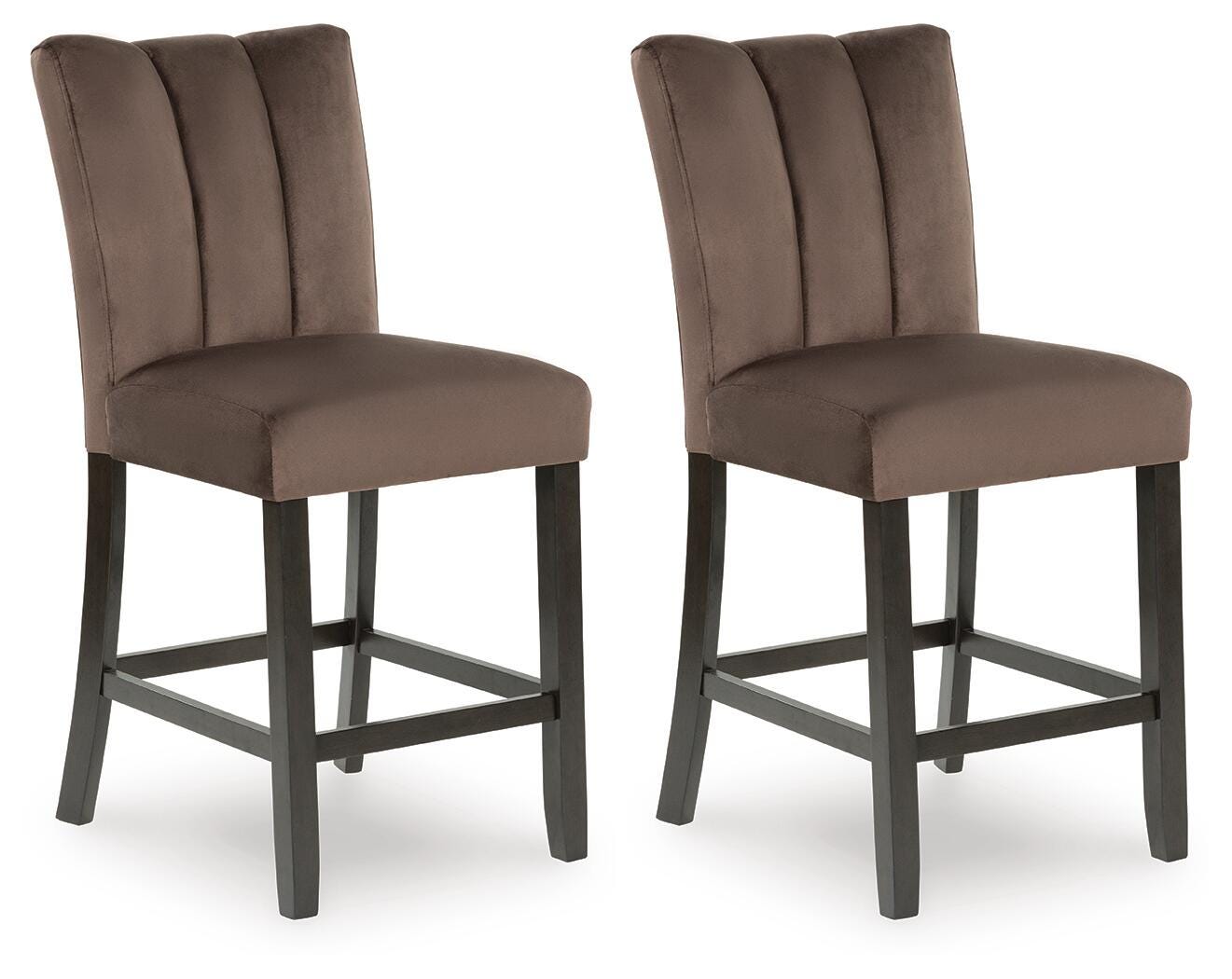 Jeshina Counter Height Barstool - Dark Brown (1)