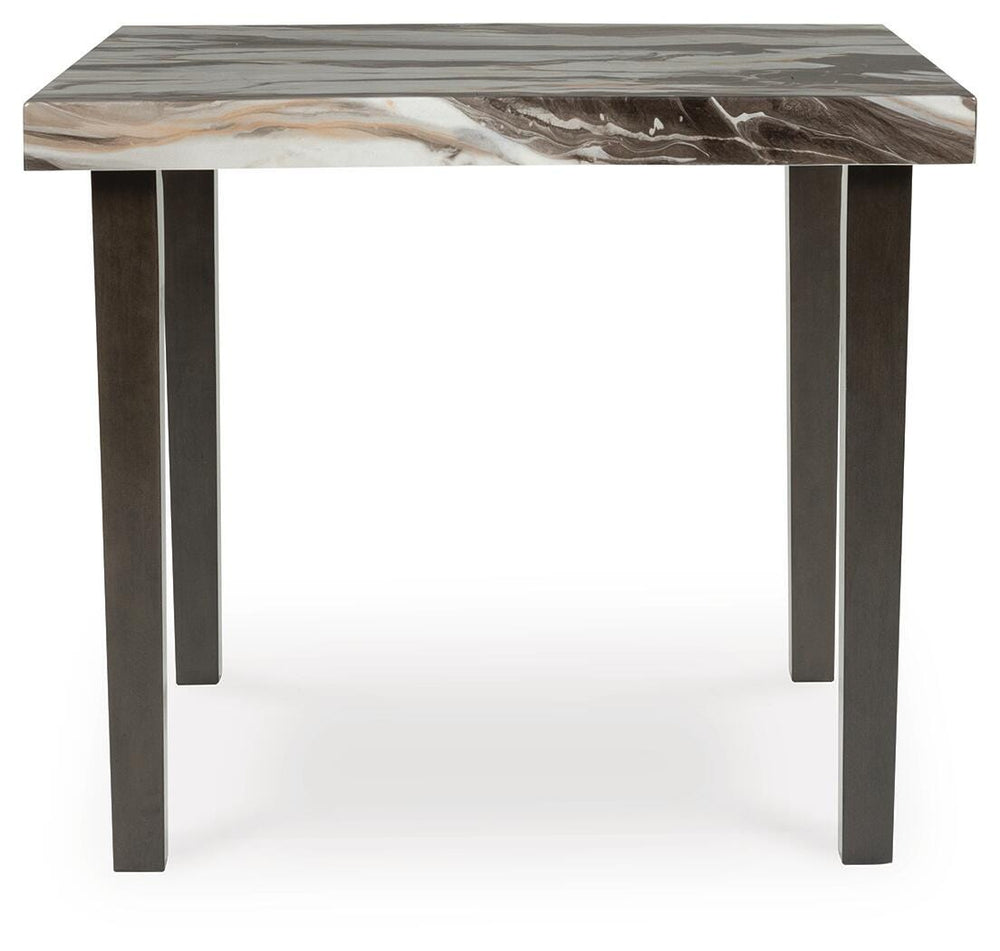 Jeshina Counter Height Dining Table - Dark Brown (3)