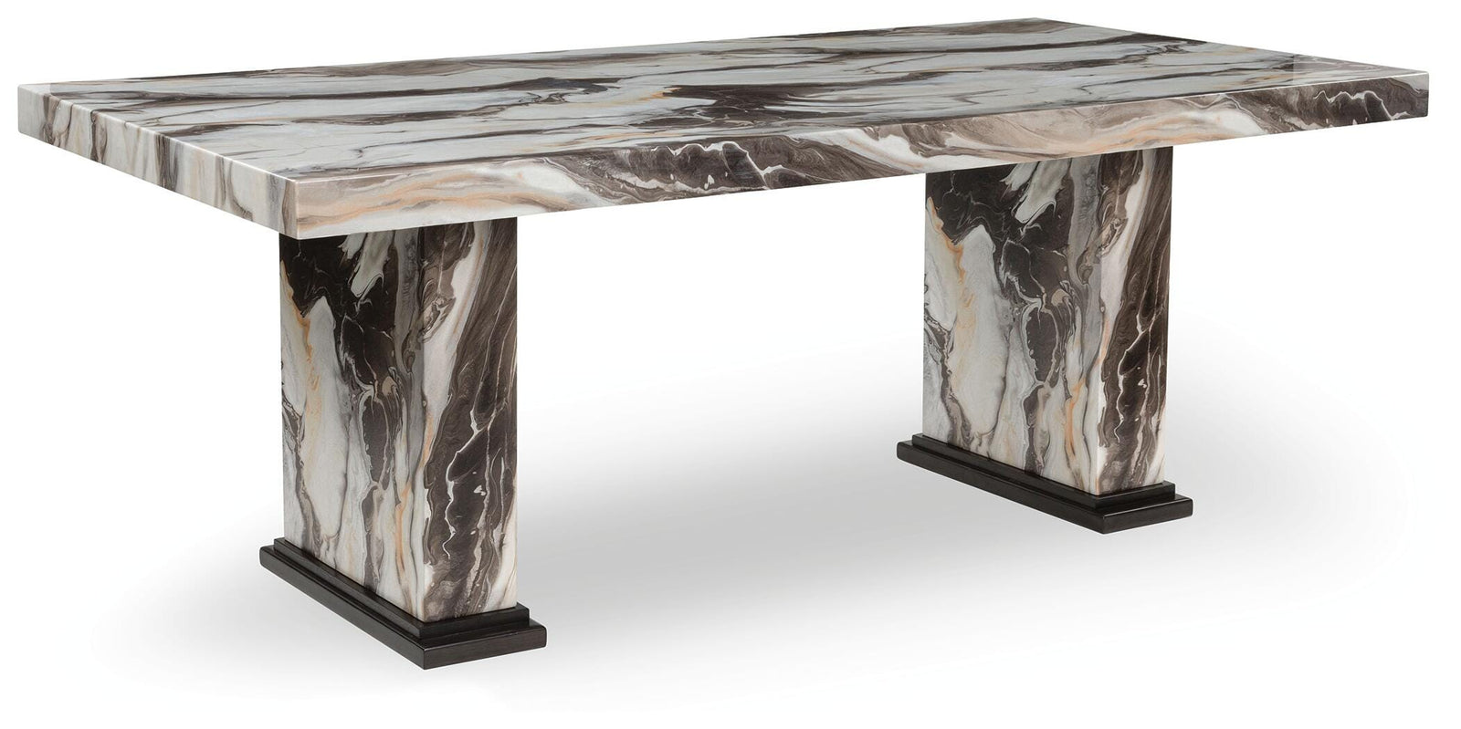 Jeshina Dining Table - Dark Brown (1)