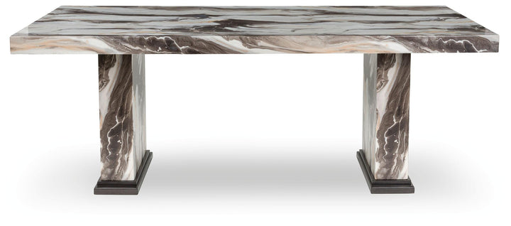 Jeshina Dining Table - Dark Brown (3)