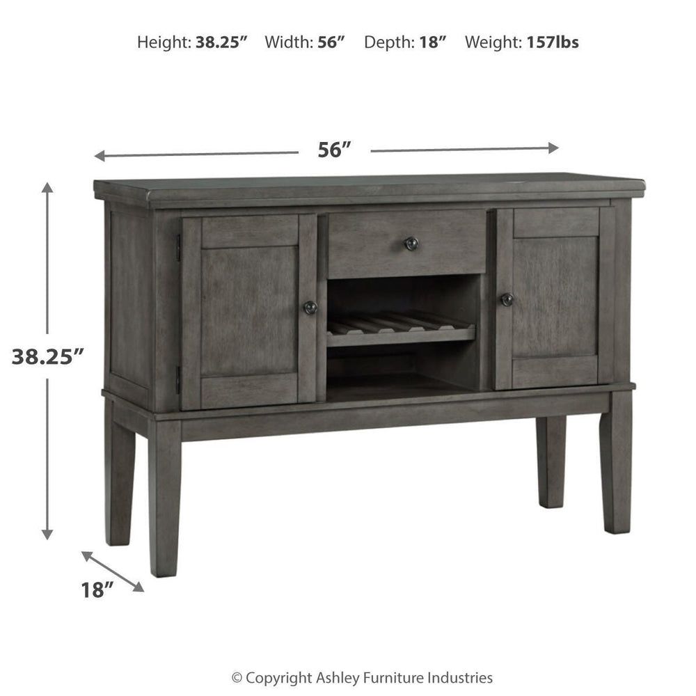 Hallanden Dining Server - Gray (7)