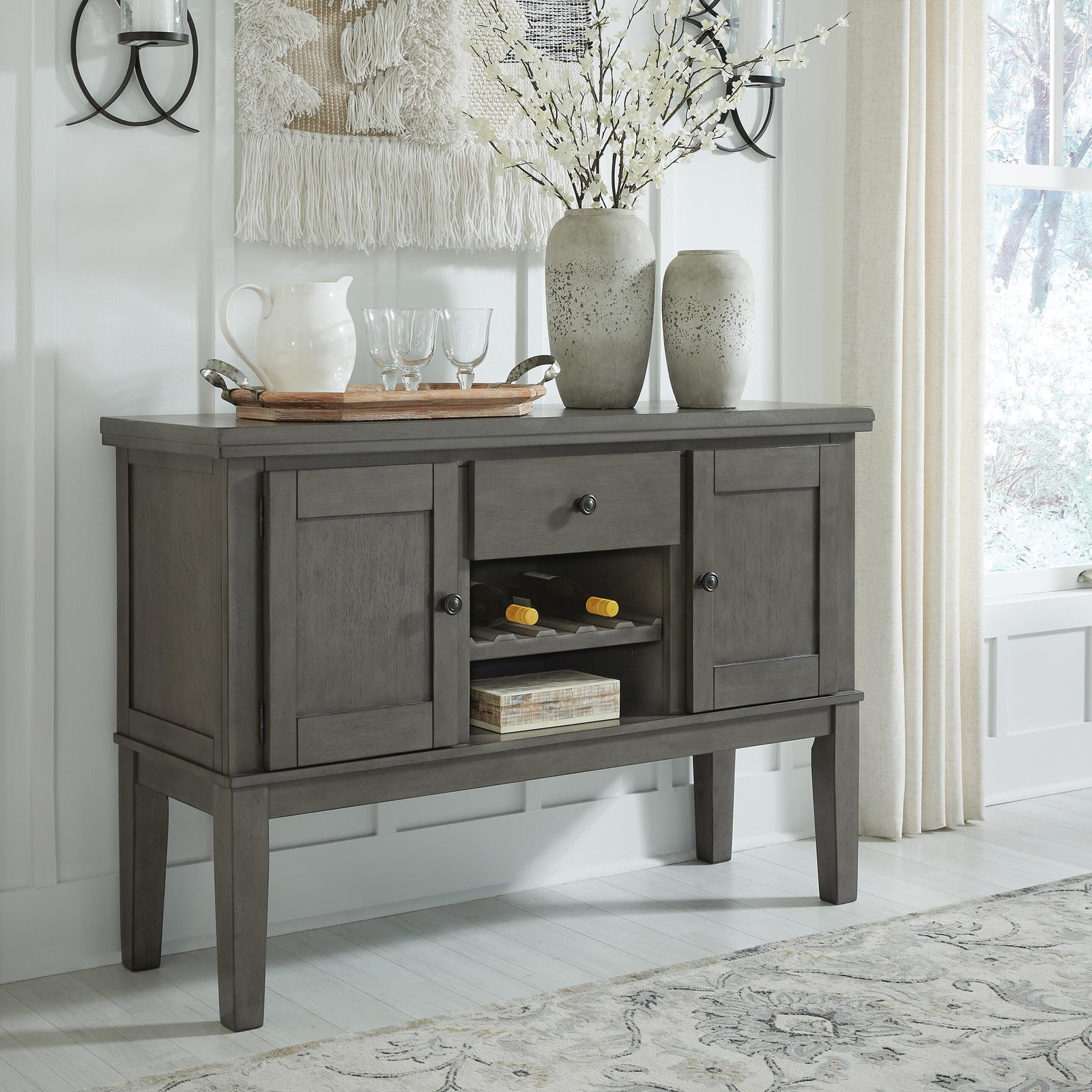 Hallanden Dining Server - Gray (2)