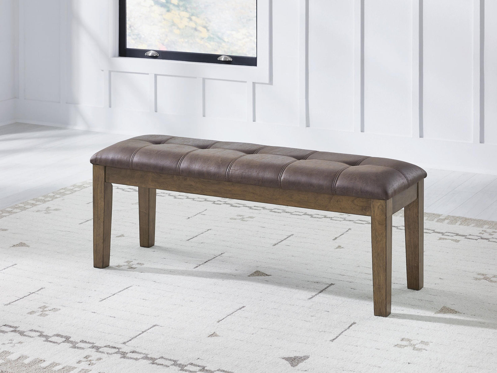 Urbinforte 50" Dining Bench - Light Brown (2)