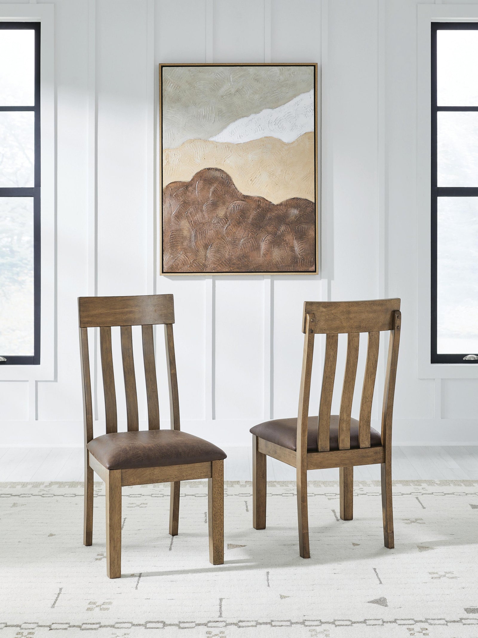 Urbinforte Dining Chair - Light Brown (2)