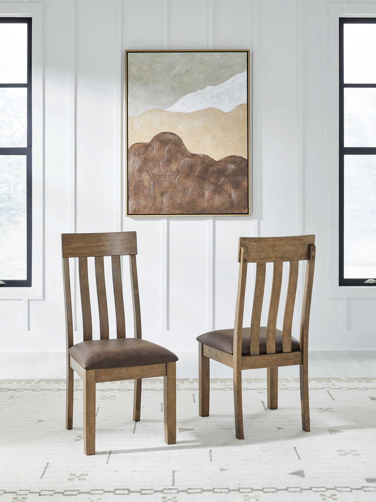 Urbinforte Dining Chair - Light Brown (2)