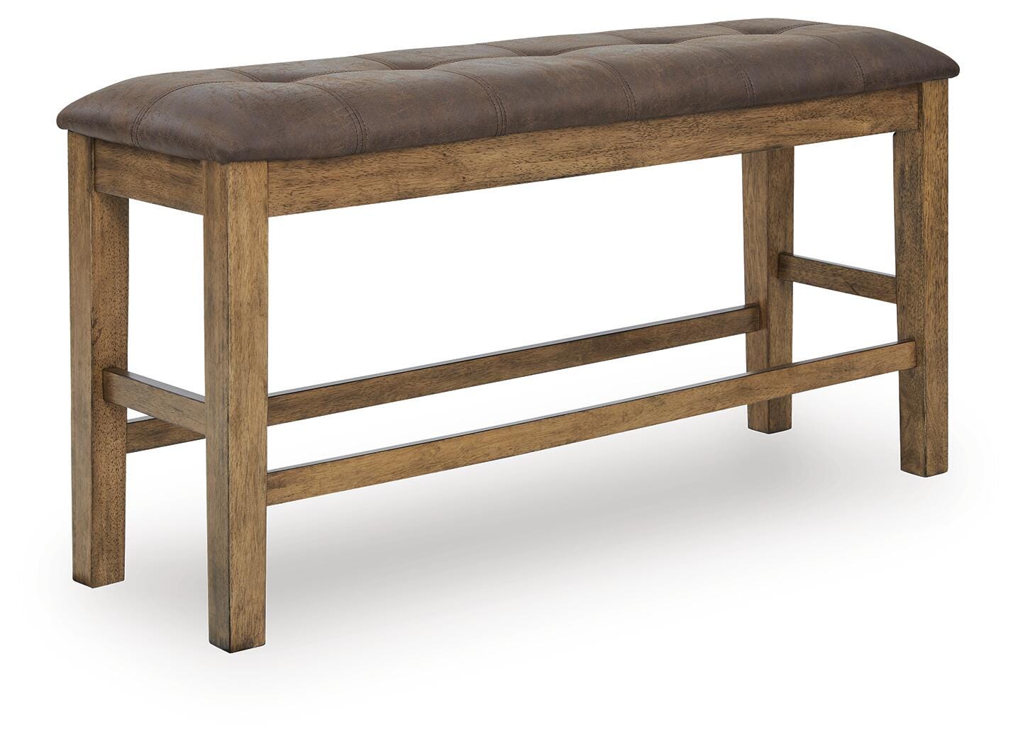 Urbinforte Counter Height Dining Bench - Light Brown (1)
