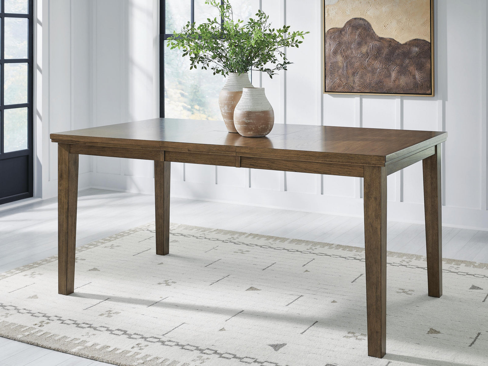 Urbinforte Counter Height Dining Extension Table - Light Brown (2)