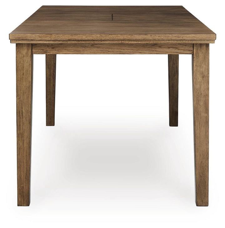 Urbinforte Counter Height Dining Extension Table - Light Brown (4)