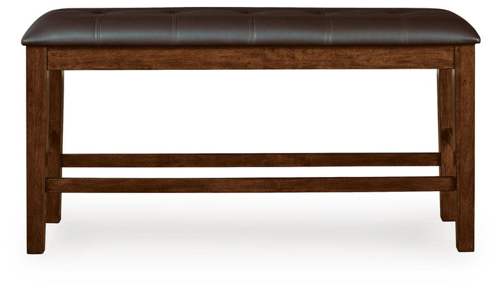 Ralene Counter Height Dining Bench - Light Brown (3)
