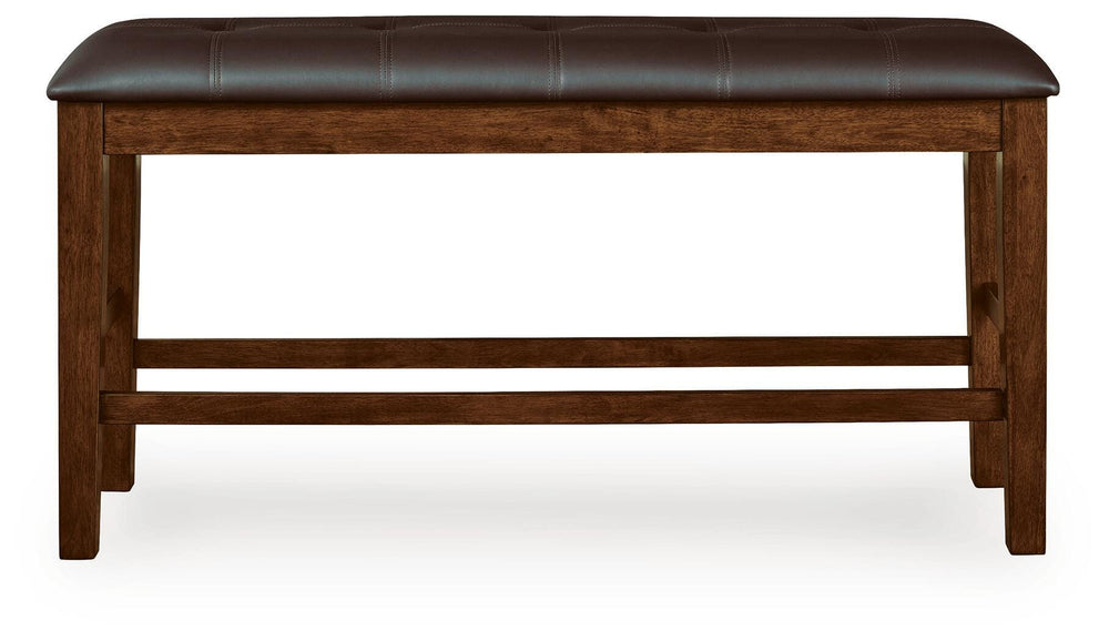 Ralene Counter Height Dining Bench - Light Brown (3)