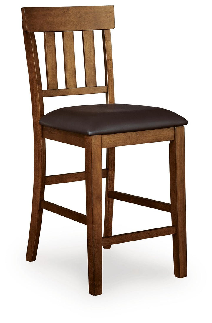 Ralene Counter Height Bar Stool - Light Brown (3)