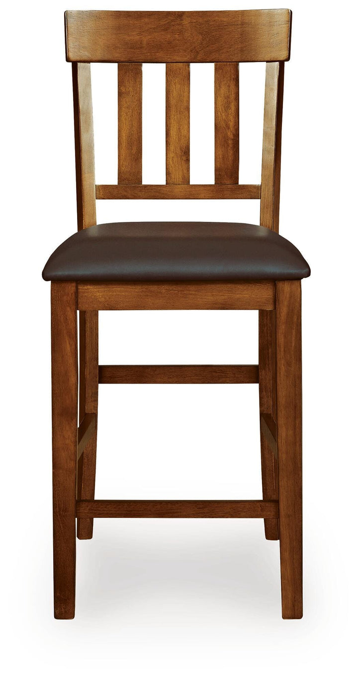 Ralene Counter Height Bar Stool - Light Brown (4)