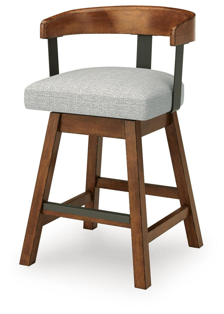 Ralene Counter Height Barstool - Light Brown (5)