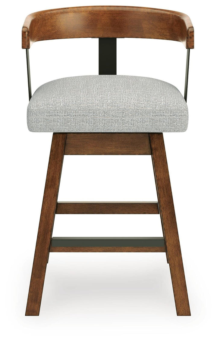 Ralene Counter Height Barstool - Light Brown (4)