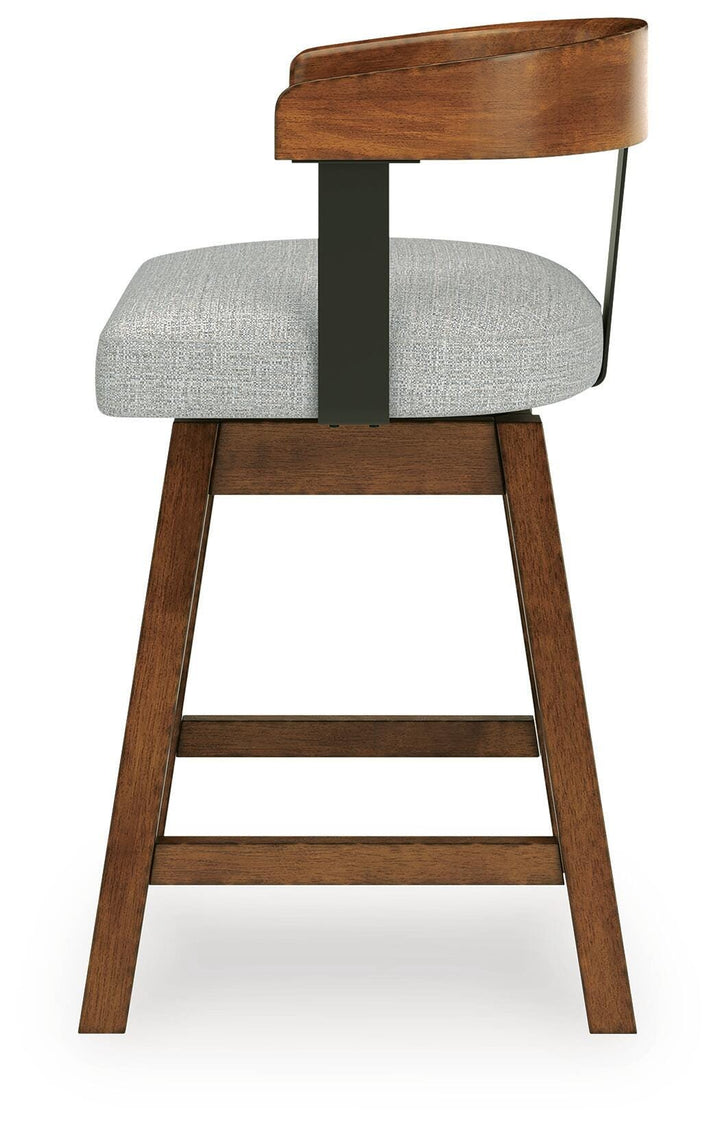 Ralene Counter Height Barstool - Light Brown (8)