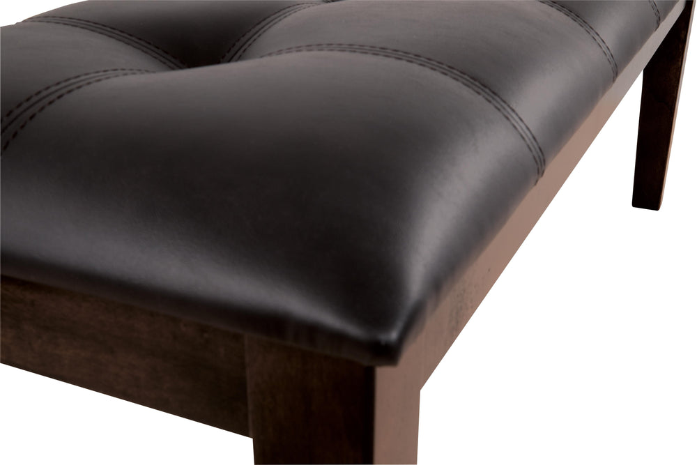 Haddigan Dining Bench - Dark Brown (8)