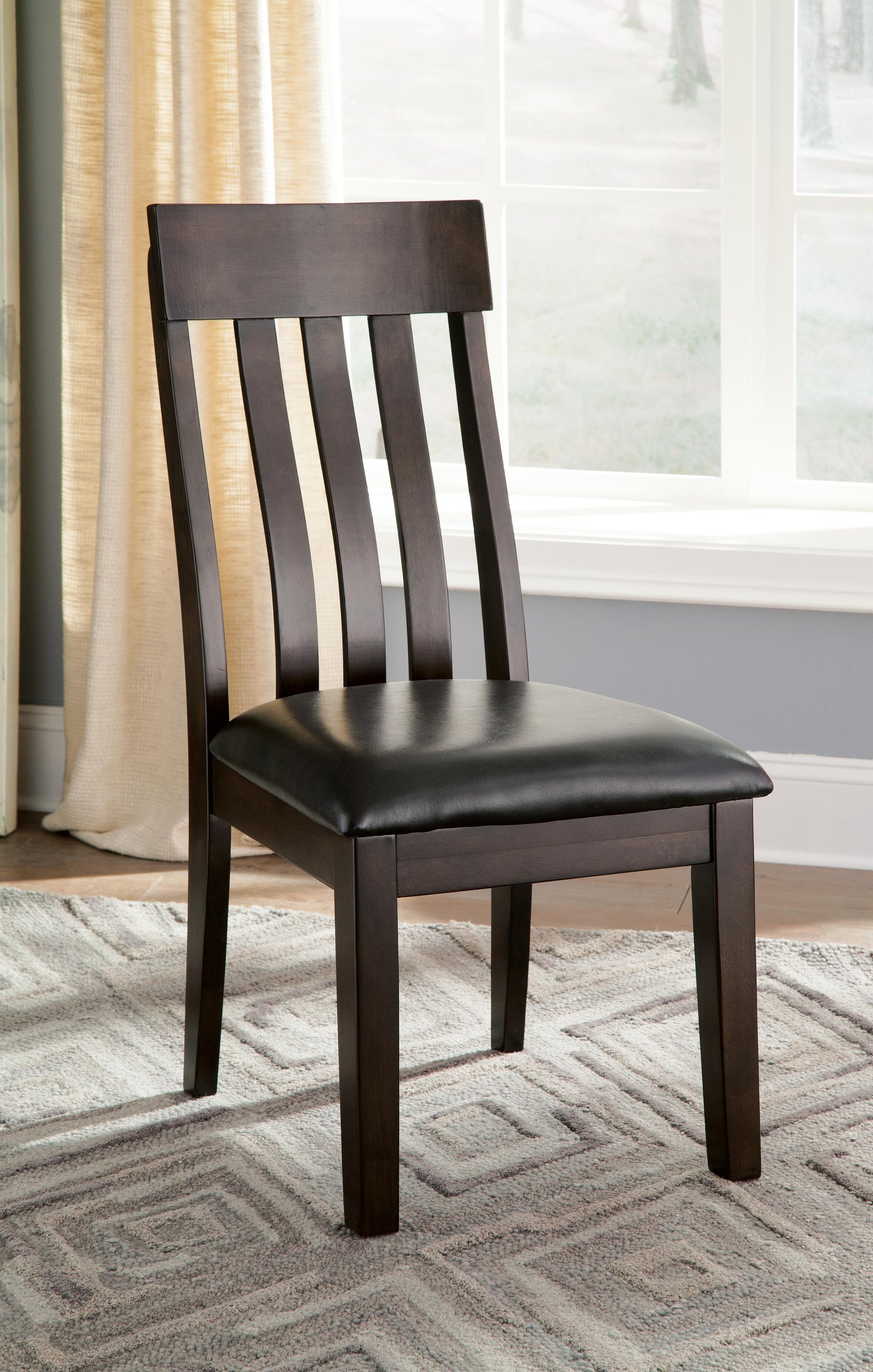 Haddigan Dining Chair - Dark Brown (2)