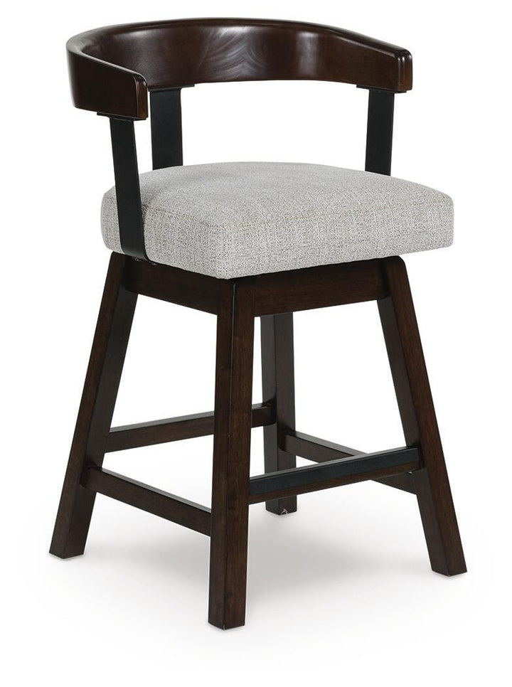 Haddigan Counter Height Barstool - Dark Brown (3)