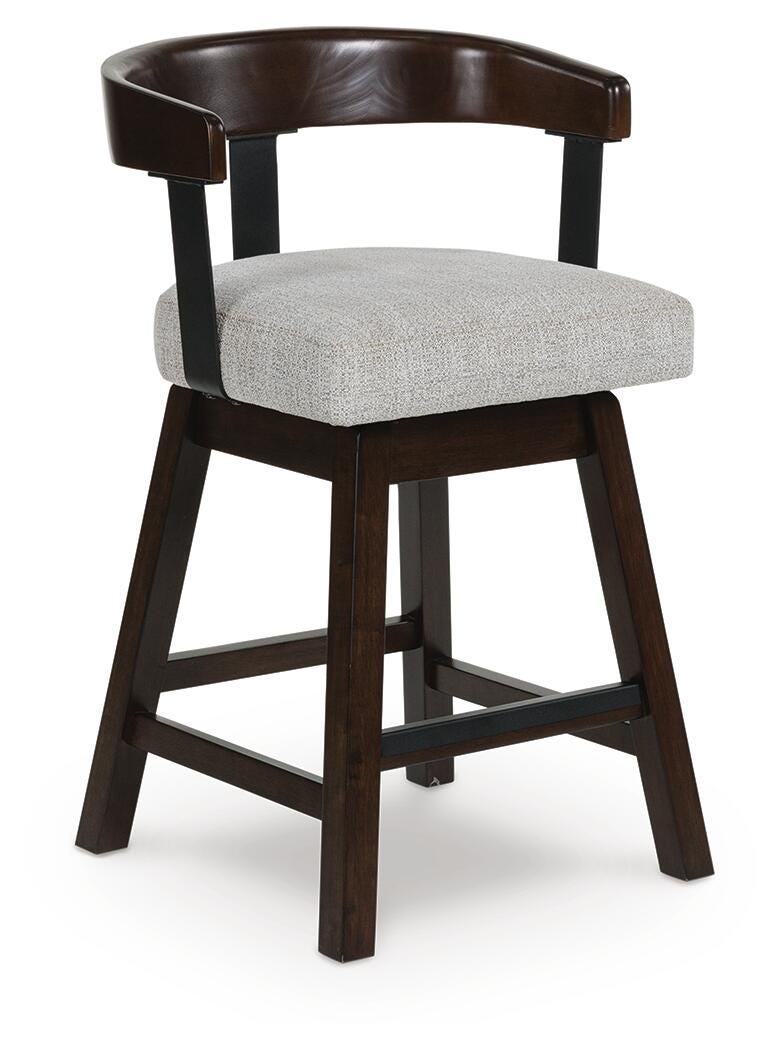 Haddigan Counter Height Barstool - Dark Brown (3)