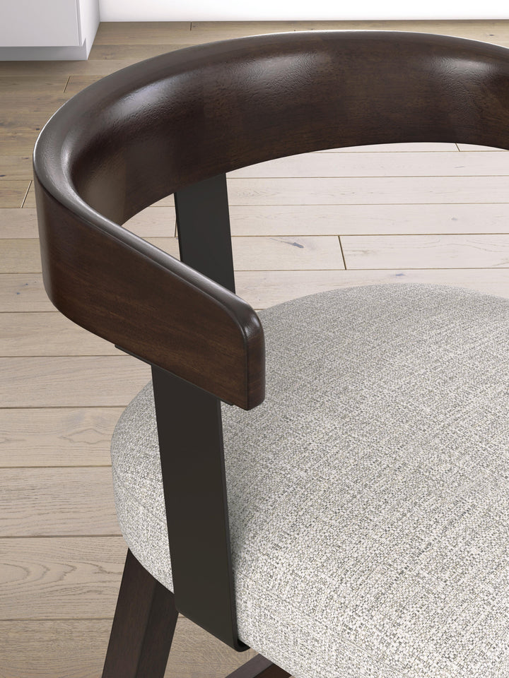 Haddigan Counter Height Barstool - Dark Brown (7)