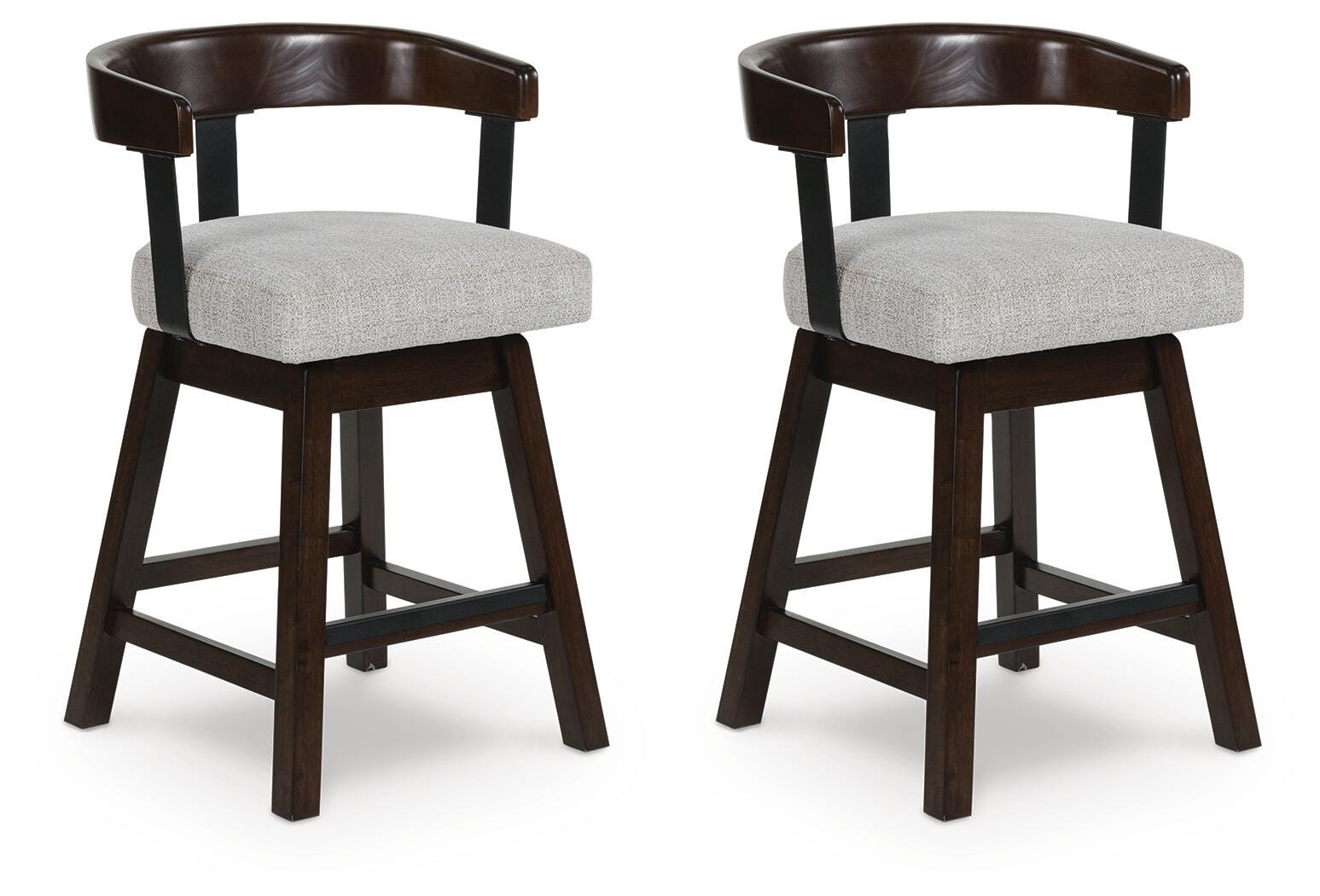 Haddigan Counter Height Barstool - Dark Brown (1)