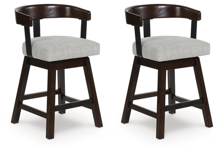 Haddigan Counter Height Barstool - Dark Brown (1)