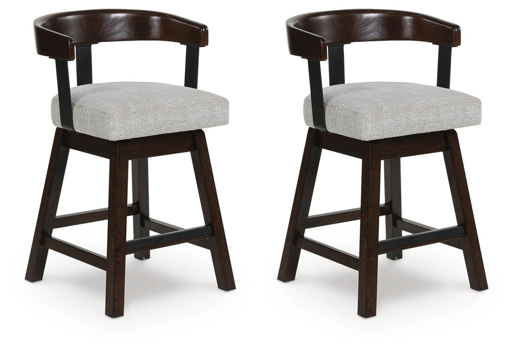 Haddigan Counter Height Barstool - Dark Brown (1)