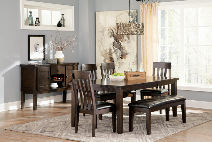 Haddigan Dining Bench - Dark Brown (7)