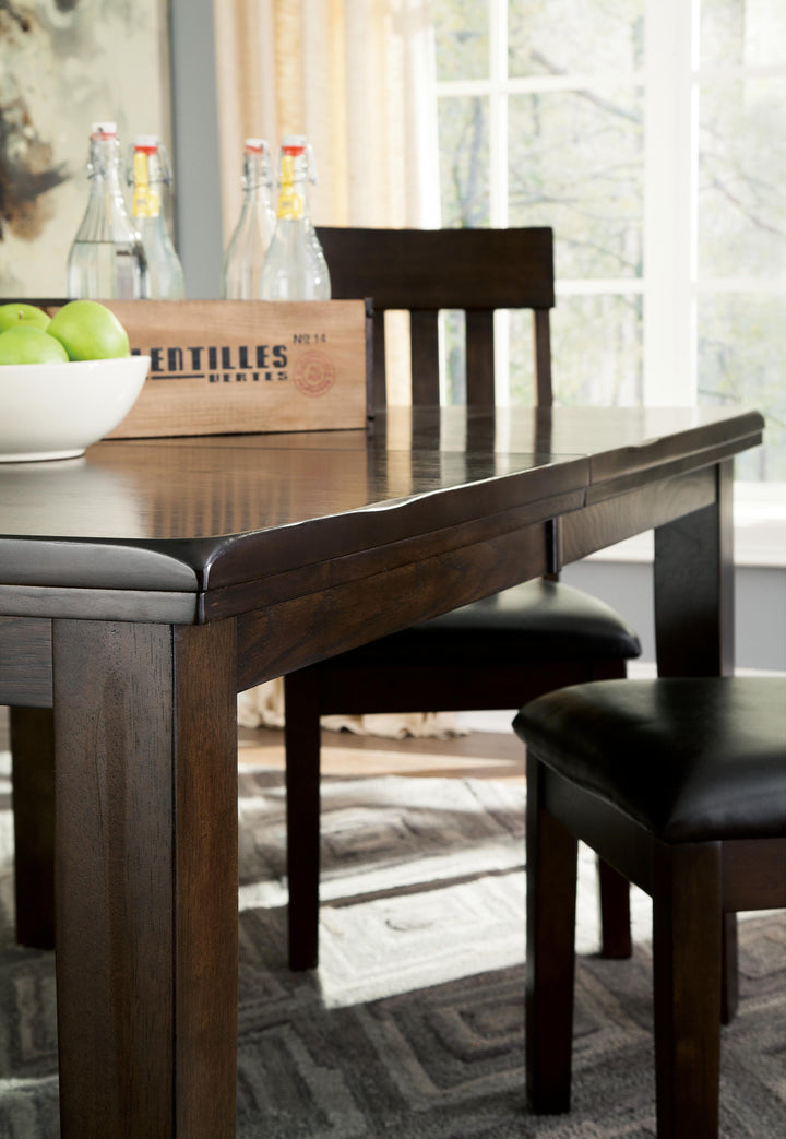 Haddigan Dining Extension Table - Dark Brown (3)