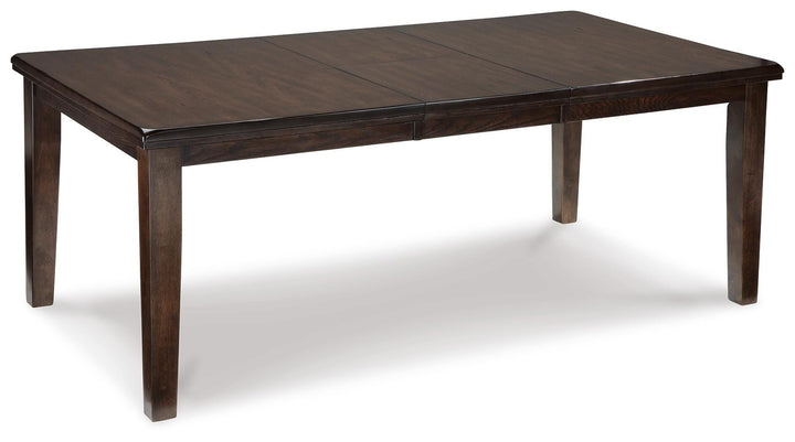 Haddigan Dining Extension Table - Dark Brown (1)