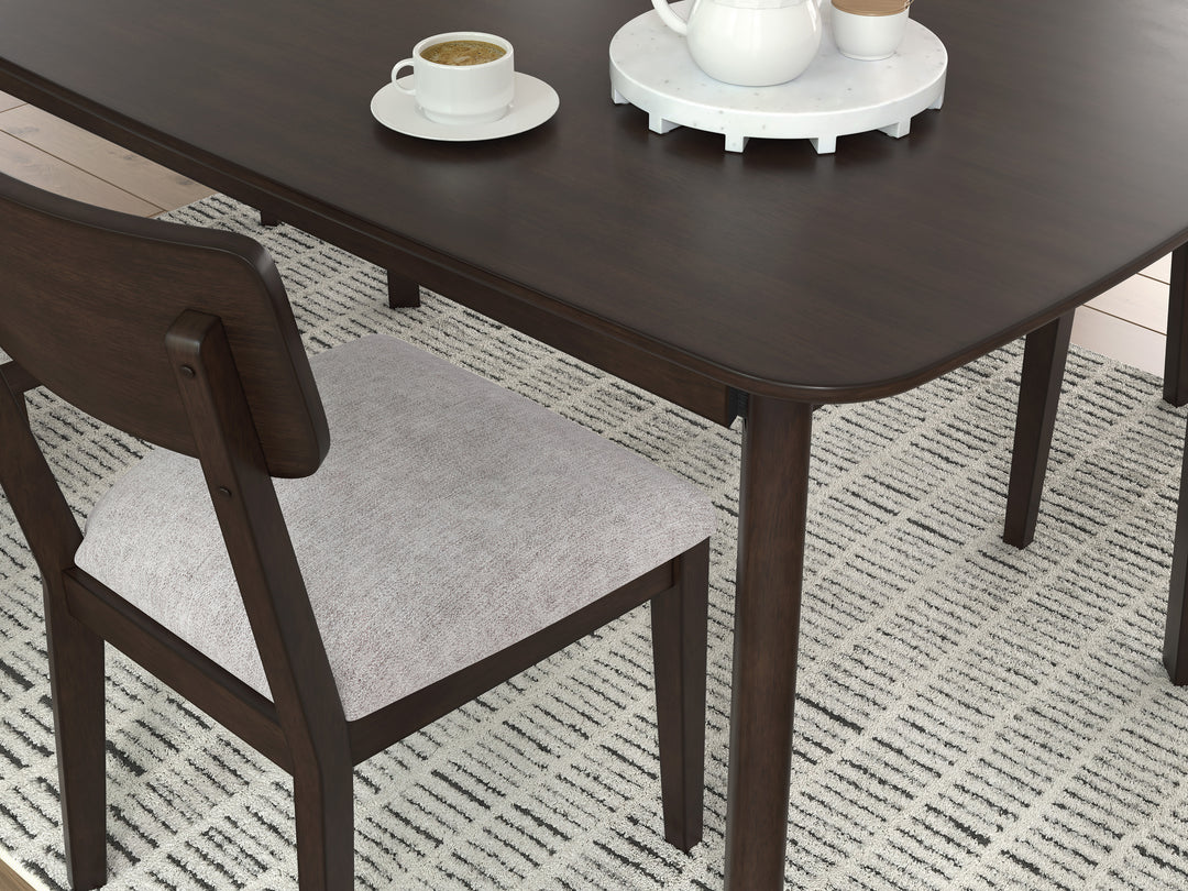 Shorbyn Dining Table and 4 Chairs