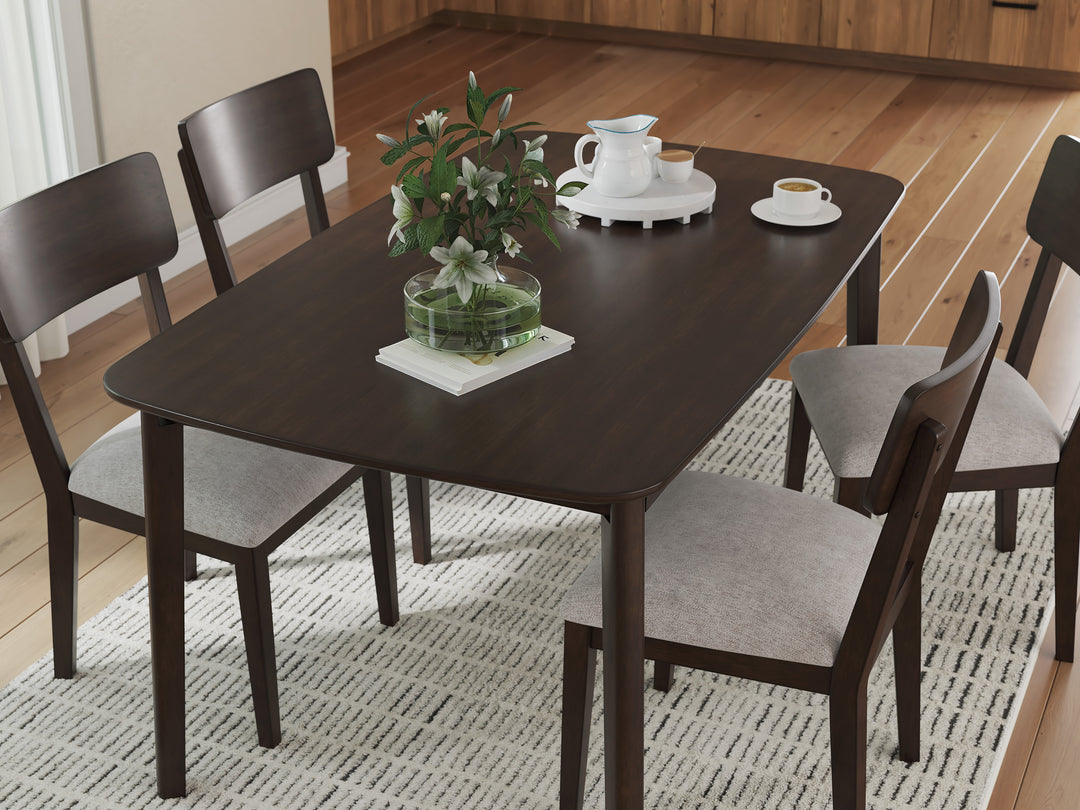 Shorbyn Dining Table and 4 Chairs