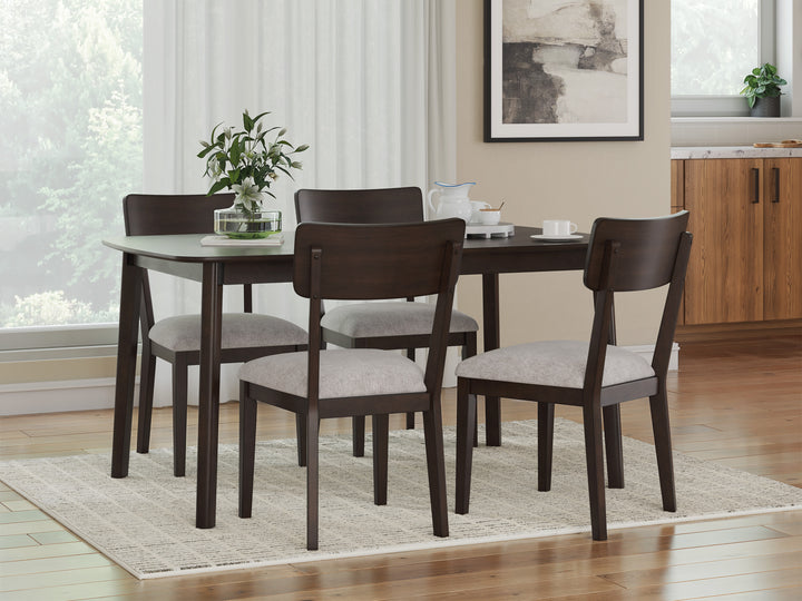 Shorbyn Dining Table and 4 Chairs